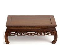 Wooden Carved Base for Ornaments, Vases, Flower Pots, Buddha Statues - Handcrafted Plant Bonsai Holder Stand ()