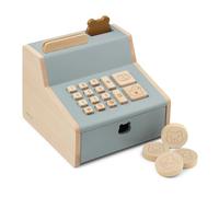 Wooden Cash Register Blue one size