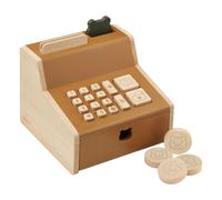 Wooden Cash Register Caramel one size