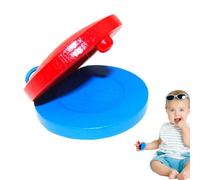 Wooden Castanet - Wooden Finger Castanets | Hand Finger Castanet | Musical Instrument Finger Castanets | Castanet Musical Instruments Rhythm Kids Toys for Baby Early Education