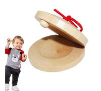 Wooden Castanet - Wooden Finger Castanets | Hand Finger Castanet | Musical Instrument Finger Castanets | Castanet Musical Instruments Rhythm Kids Toys for Baby Early Education