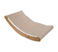 Wooden Cat Scratcher Bed Lounge with Stable Wood Frame for Indoor Cats | Elegant Modern Design, Scratching Pad Nest for Home Use, Prevents Tipping, Suitable for Cats
