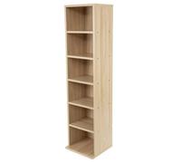 Wooden Cd / Dvd Media Storage Display Rack Freestanding Case