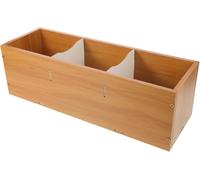 Wooden CD Storage Rack Tower with Large Capacity, Record Organizer and Dvd Movie Storage Shelf for Office and Multimedia Room, Walnut FinishNice and Deft