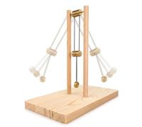 Wooden Chaos Figurine, Kinetic Sculpture Ornament, DIY assembly