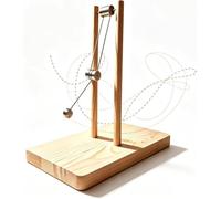 Wooden Chaos Pendulum Demonstration Model, Desk Kinetic Energy Model