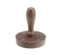 Wooden Chapati Press Dark Wood Screw Joint Roti Fluffer Extra Strong Paratha Indian Datta Press Long Life Solid Wood Dark Brown GK024