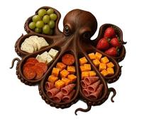 Wooden Charcuteries Board Cheese Platter For Seafood Parties Creation Serving Tray Unique Unique Seafood Lover