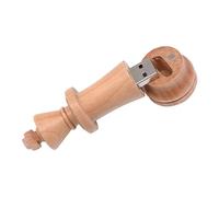 Wooden Chess shape USB Flash drive Wood style USB 2.0 Pen Drive Creative Gift for Friends Memory Stick Flash Drive (Wood, 128, GB)