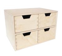 Wooden Chest of Drawers | Storage Box Desk Organiser for the Office