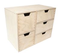 Wooden Chest of Drawers | Storage Box Desk Organiser for the Office