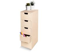 Wooden Chest of Drawers | Storage Box Desk Organiser for the Office