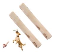 Wooden Chew Toy - Chew Sticks for Dogs, Training Aid for Strong Bite, Natural Chew Snack, 5.75 Inches, Chew Sticks Set to Enrich Puppy Exercises, Support Playing Behavior
