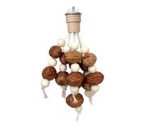 Wooden Chew Toys for Birds - Teeth Grinding Parakeets - Interactive Parrot Toy | for Macaw Conure Parents and Animal Lovers Shelters Zoo Aviaries Living Room Came