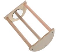 Wooden Chick Standing Perch for Brooder Smooth Surface Khaki