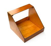 Wooden Chicken Nesting Box - Easy No-Screw Slot Assembly, Durable Plywood with PU Finish, Fits Most Nesting Pads, Secure & Comfortable Design for Hens