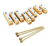 A-Star Chime Bar Set of 8 Soprano Diatonic Wooden Glockenspiel Xylophone with 8 Beaters - C6 to C7