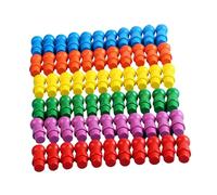 Wooden Chinese Checkers Pieces - 66 Piece Set, Multicolor Pawns for Board Games, Tabletop Markers & Arts Crafts