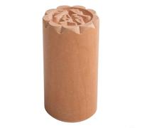 Wooden Chinese Moon Cake Stamp, 2.5 cm Diameter Traditional Dessert Sealing Tool for DIY Pastry Making, New Year Festival BakingCompatible(for A3)