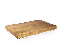Wooden Chopping Board - 45cm Birch Cutting Board for Kitchen - Large Cheese, Bread & Meat Carving Block - Eco-Friendly Knife-Friendly Butcher Style Board - M&W