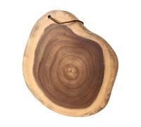Wooden Chopping Board - Dishwasher Safe Block, 0.98 Inch Thick, Irregular Circle, Double-Sided Chopping Board, Wooden Serving Tool for Bread, Cured Food, Cooking, Serving and Food Supplies