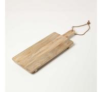 Wooden Chopping Board for Cutting & Serving Housewarming Gift with Jute Rope