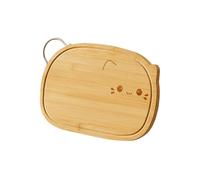 Wooden Chopping Boards for the Kitchen, Meat Chopping Board with Handle, Double-Sided Chopping Board with Juice Groove, Kitchen Utensil for Barbecue, Picnic, Camping, Charcuterie and More