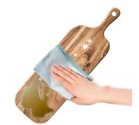 Wooden Chopping Boards for the Kitchen, Practical Chopping Board with Handle - Reversible Serving Plates, Meat Plate for Commercial Camping Restaurant