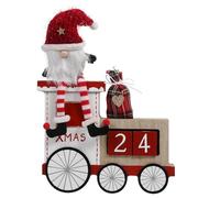 Wooden Christmas Countdown Advent Calendar Gonk Block Calendar Christmas Tabletop Ornaments