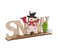 Wooden Christmas Decorations, Compact & Easy To Place, 22x12cm, Creative Wooden Christmas Ornaments, Decorative Desktop Crafts, Versatile Holiday Decor, For Holiday Winter Bathroom Kitchen Bedroom