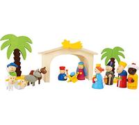 Small Foot Wooden Christmas Nativity Manger Play Set