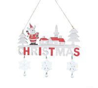Wooden Christmas Plaque Sign Snowman 20cm Festive(Deer)