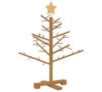 Wooden Christmas Tree Bamboo and Solid Pine Wood Natural Wooden Xmas Tree vidaX