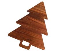 Wooden Christmas Tree Bread Cake Serving Cutting Board for Kitchen