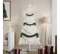 vidaXL Wooden Christmas Tree for Decoration 150 cm Solid Wood Pine