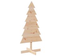 Wooden Christmas Tree for Decoration Assemble Xmas Tree Solid Wood Pine vidaXL