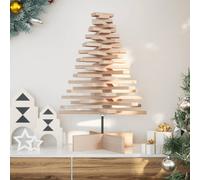Wooden Christmas Tree for Decoration Wax Brown 60 cm Solid Wood Pine vidaXL