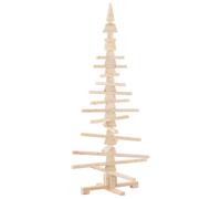 Wooden Christmas Trees Xmas Tree for Decoration 3 pcs Solid Wood Pine vidaXL