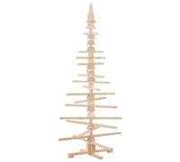 Wooden Christmas Trees Xmas Tree for Decoration 3 pcs Solid Wood Pine vidaXL