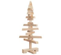 Wooden Christmas Trees Xmas Tree for Decoration 3 pcs Solid Wood Pine vidaXL