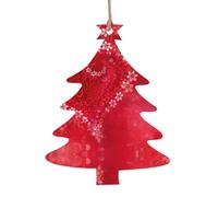 Wooden Christmas Valentine Day Heart Flower Print Ornaments,Xmas Tree Decorations,4 Designs-Angel,Christmas Tree,Snowman,Bell