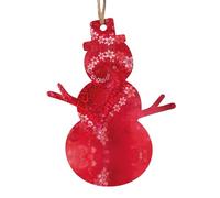 Wooden Christmas Valentine Day Heart Flower Print Ornaments,Xmas Tree Decorations,4 Designs-Angel,Christmas Tree,Snowman,Bell