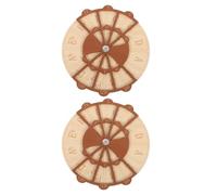 Wooden Circle of Fifths Chord Wheel 2pcs Guitar Tool