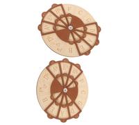 Wooden Circle of Fifths Wheel for 2pcs Guitar Piano Practice | Scale and Chord Chart, Guidance for Beginners, Music Enthusiasts, Improvisation Support