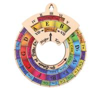 Wooden Circle of Fifths Wheel for Teachers and Guitarists
