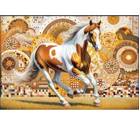 WOODEN CITY Wooden Jigsaw Puzzle Kids Jigsaw 505 Pieces Animal Print Gift Ide...