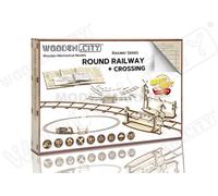 Wooden City WR324 Railway Series - Round Railway & Crossing Scale 1:40