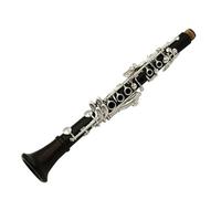 Wooden Clarinet Ebony Body Silver Plated Keys17 Key Eb Tone Clarinet Instruments With Case Clarinet Kit