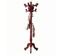 Wooden Classic Coat Rack，Stand Solid Wood Coat Rack Freestanding with 14 Hooks, Natural Wood Coat Rack with Solid Round Base,Sturdy and Easy to Assemble Coat Tree for Entryway (Tri-Legged Base)