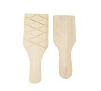 Wooden Clay Paddles, 7.9 x 2.8in, 7.2 x 2.8in 2Pcs Pottery Wood Board, Clay Modelling Tools Mud Tool Board Cover Sculpture Flat Board Pad Pottery Tool